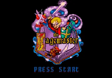 Pagemaster, The (Europe) screen shot title